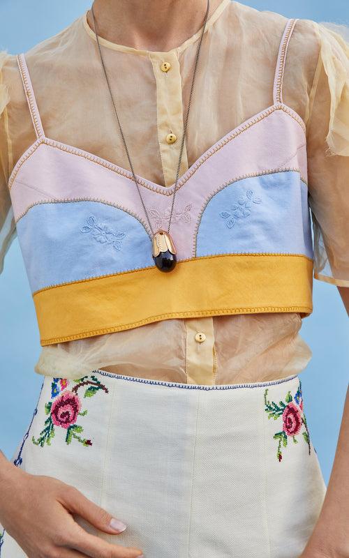 Nevenka Armour Bralette Patchwork