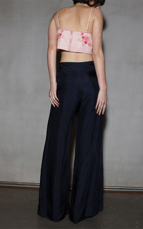 Nevenka Armour Bralette Pink Floral Crochet