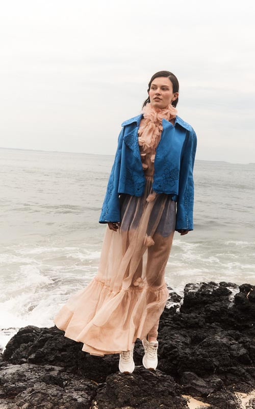 nevenka earth goddess silk dress