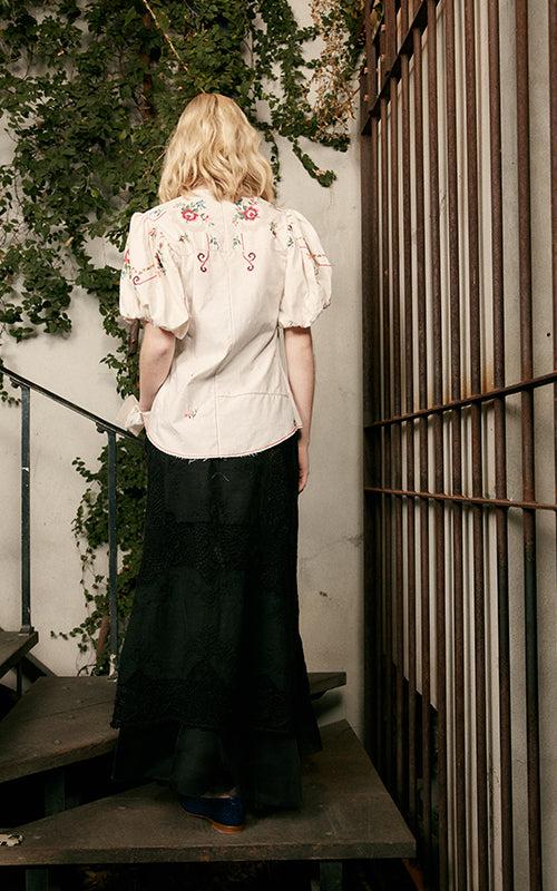 Nevenka Everyones Cross-stitch Cotton Shirt