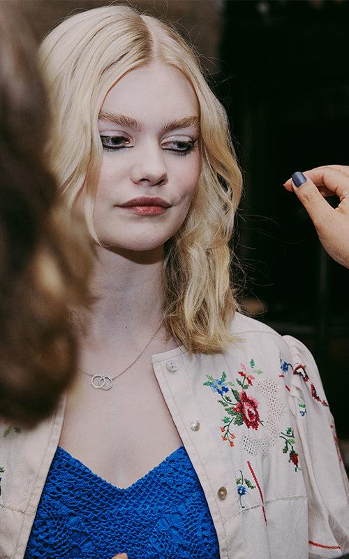 Nevenka Everyones Cross-stitch Cotton Shirt