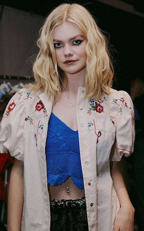 nevenka everyones cross-stitch cotton shirt