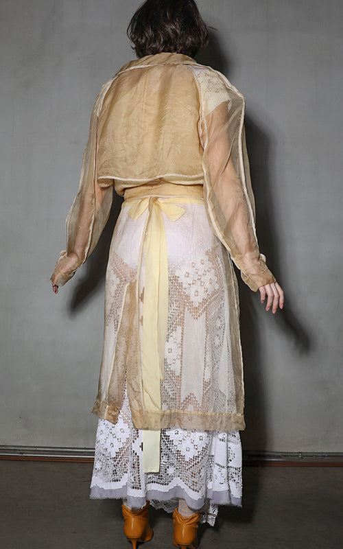 Nevenka Feminine Principle Silk Bound Trench