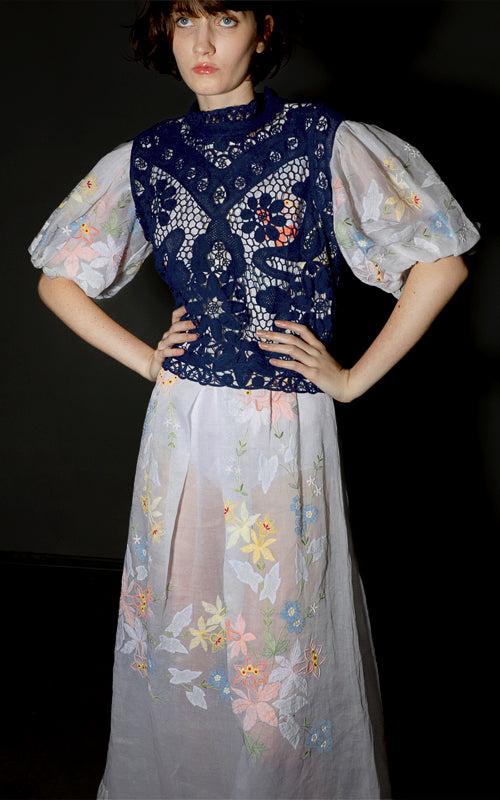 nevenka hand made lace vest