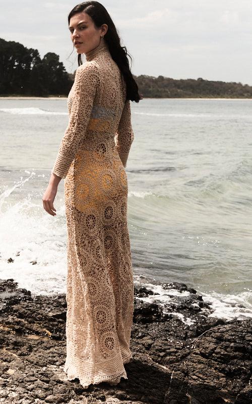 Nevenka Heavily Hand Crafted Crochet Dress