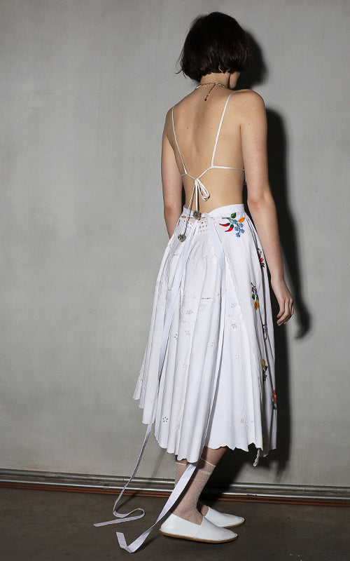 Nevenka Hungarian Hand Embroidered Apron