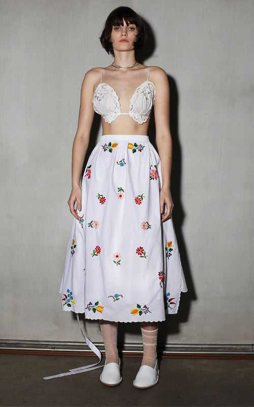 Nevenka Hungarian Hand Embroidered Apron