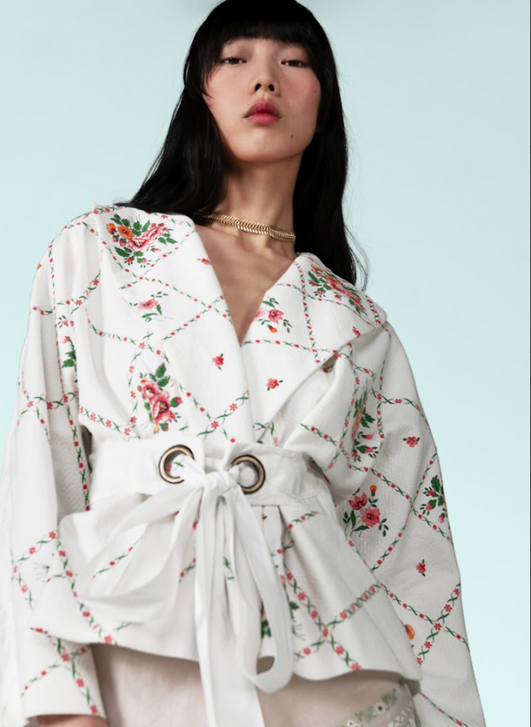 Nevenka Must Be Visible Cotton Jacquard Jacket