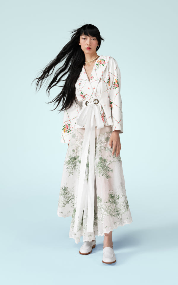 Nevenka Must Be Visible Cotton Jacquard Jacket