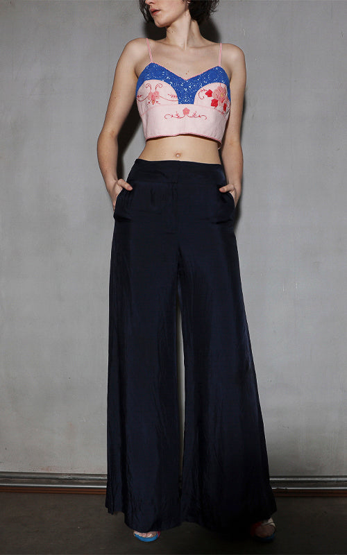 Nevenka Paola Twill Slouch Pant