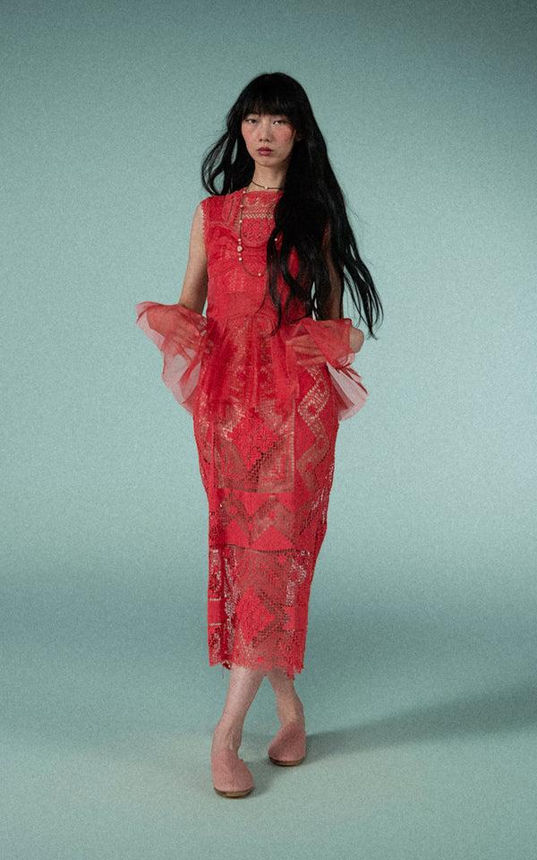 Nevenka Paradajz Cotton Lace Dress