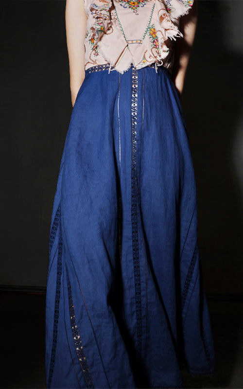 Nevenka Rebecca Ruffle Cross Stitch Dress