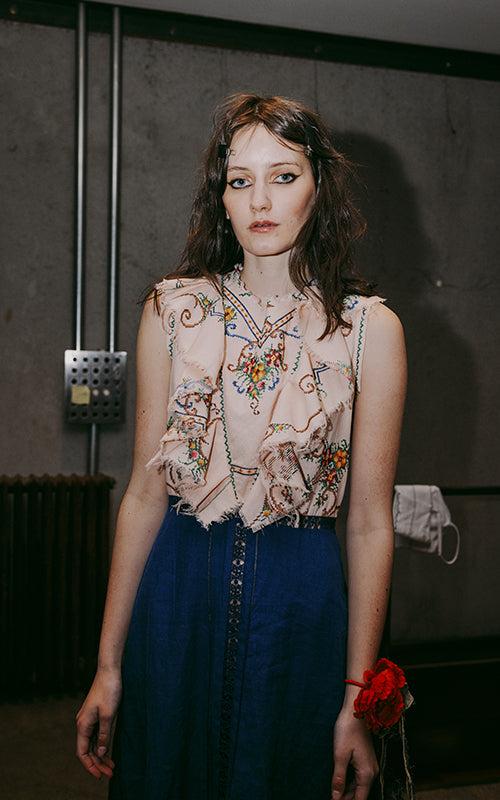 nevenka rebecca ruffle cross stitch dress