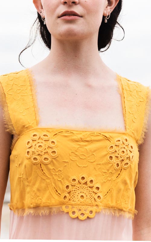 Nevenka Save The Earth Embroidery Dress