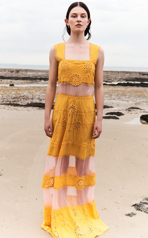 nevenka save the earth embroidery dress