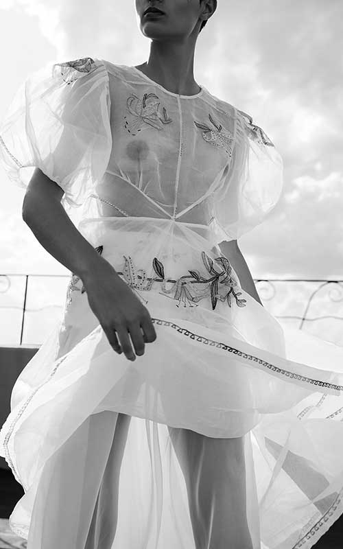 Nevenka She Comes From Dreamtime Silk Dress