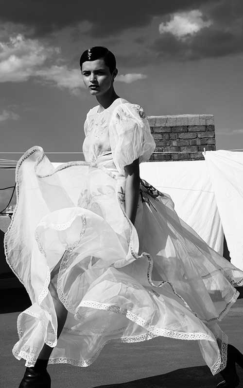 Nevenka She Comes From Dreamtime Silk Dress