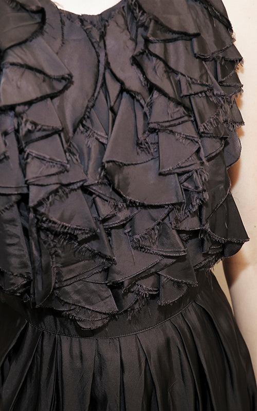Nevenka She Is A Flower Dress Plisse Twill