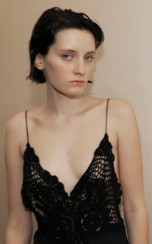 nevenka strong will slip dress noir