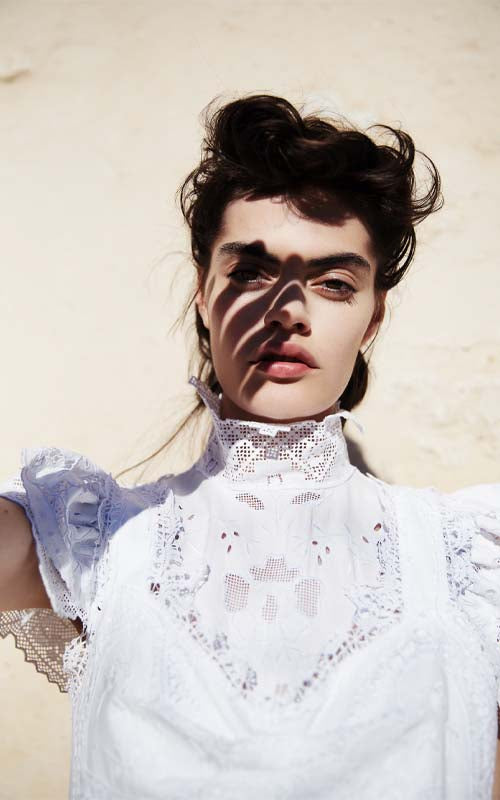 nevenka the dancers peplum in lace