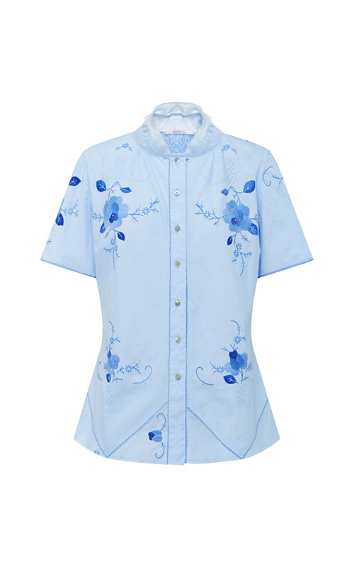 nevenka transition embroidery blouse