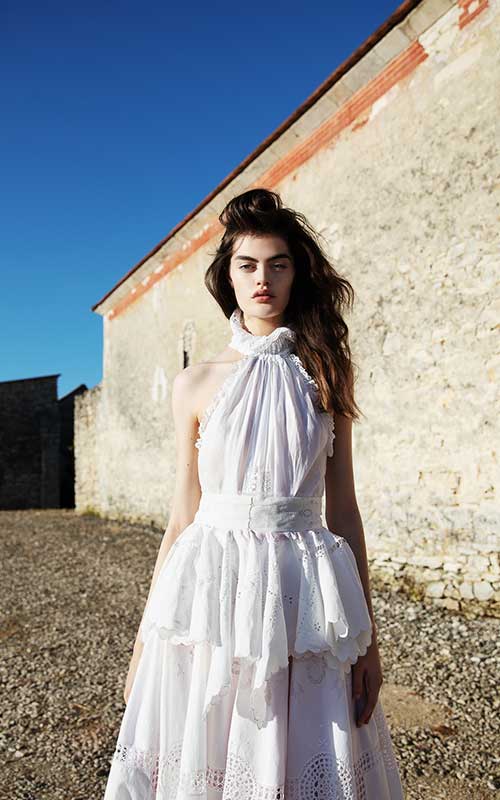 nevenka truth halter linen dress