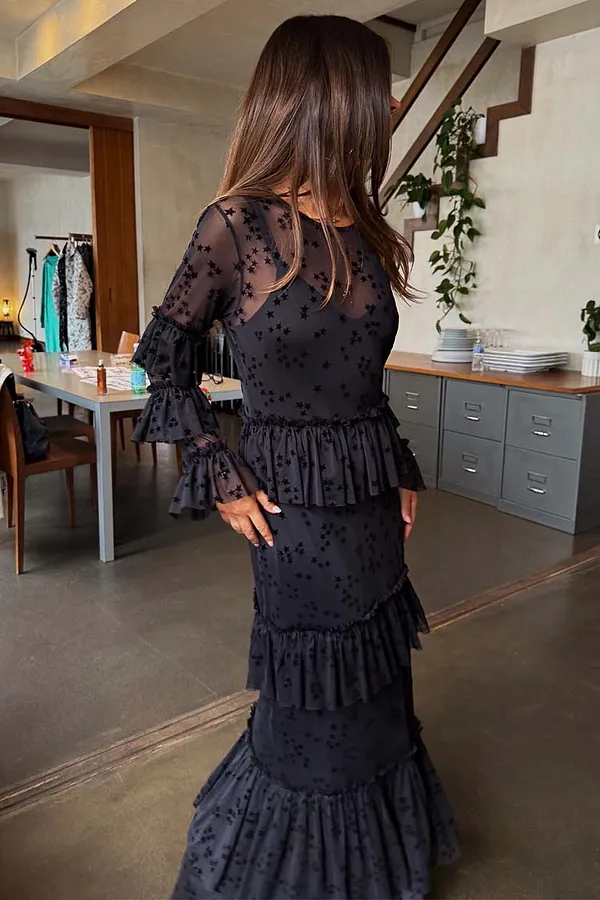 never fully dressed Black Star Devoree Felicity Dress