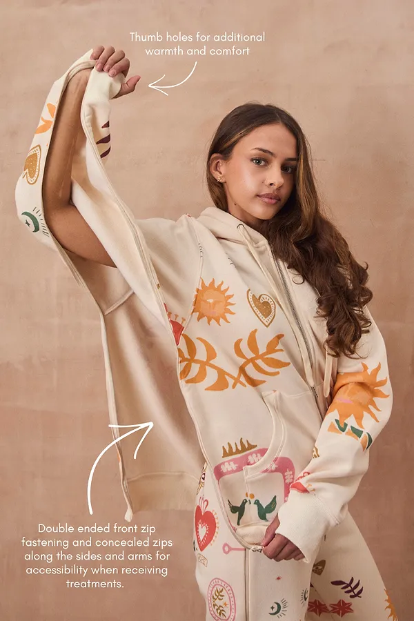 Never Fully Dressed Cream Sundazed Accessible Hoodie