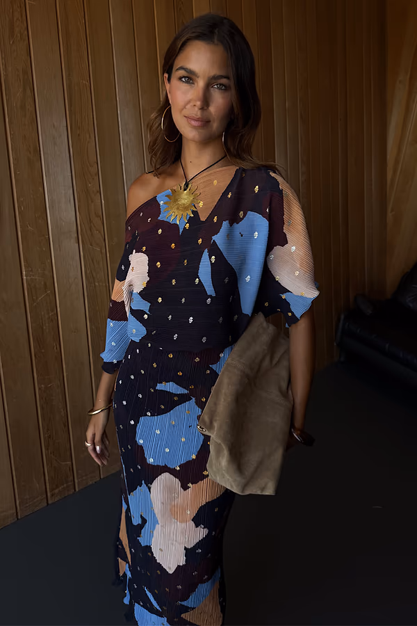 Never Fully Dressed Mara Abstract Tilly Dress Petite