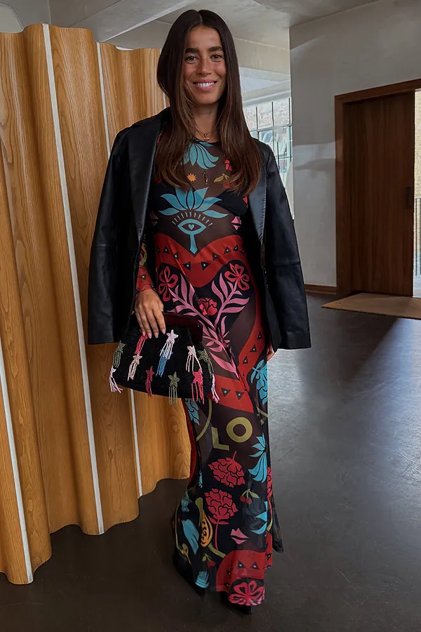 Never Fully Dressed Black Amara Mesh Dress