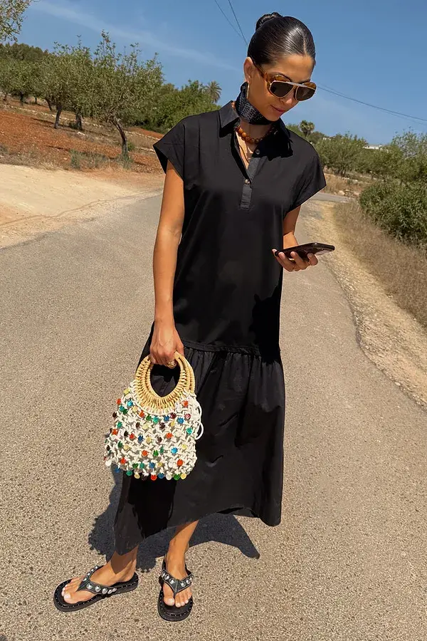 Never Fully Dressed Black Darcy Dress