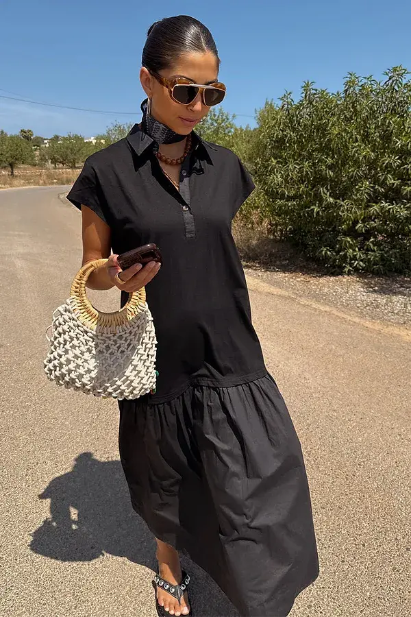 never fully dressed Black Darcy Dress