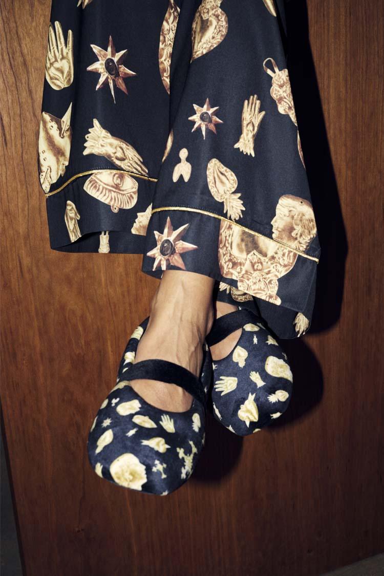 never fully dressed Black Deloris Slipper