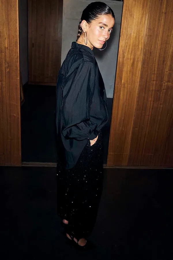 Never Fully Dressed Black Miley Shirt