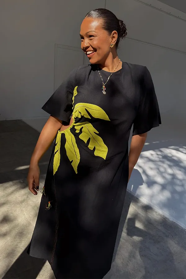 never fully dressed Black Palm Riviera Dress