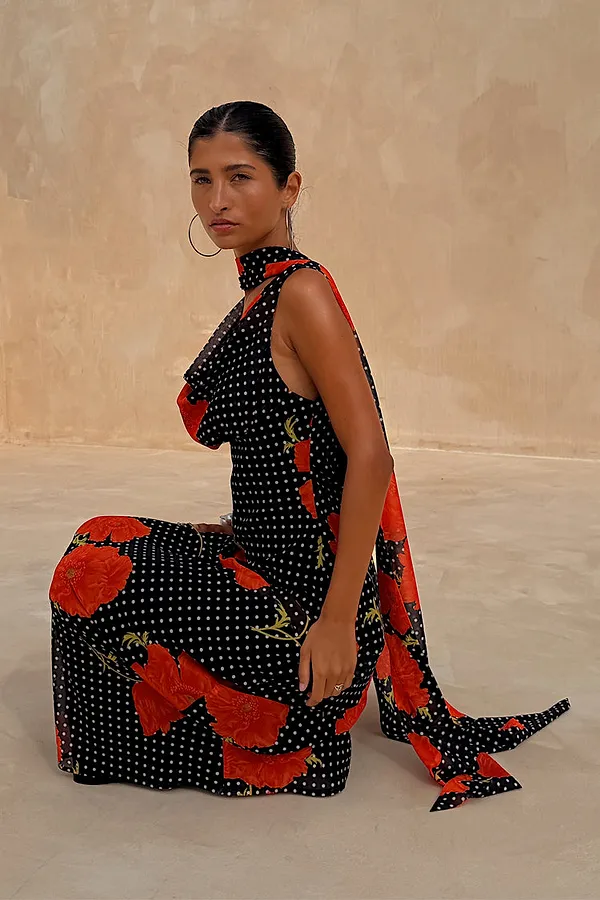 Never Fully Dressed Black Poppy Sophie Dress