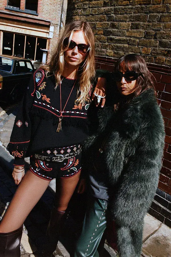 Never Fully Dressed Black Safari Hot Pants