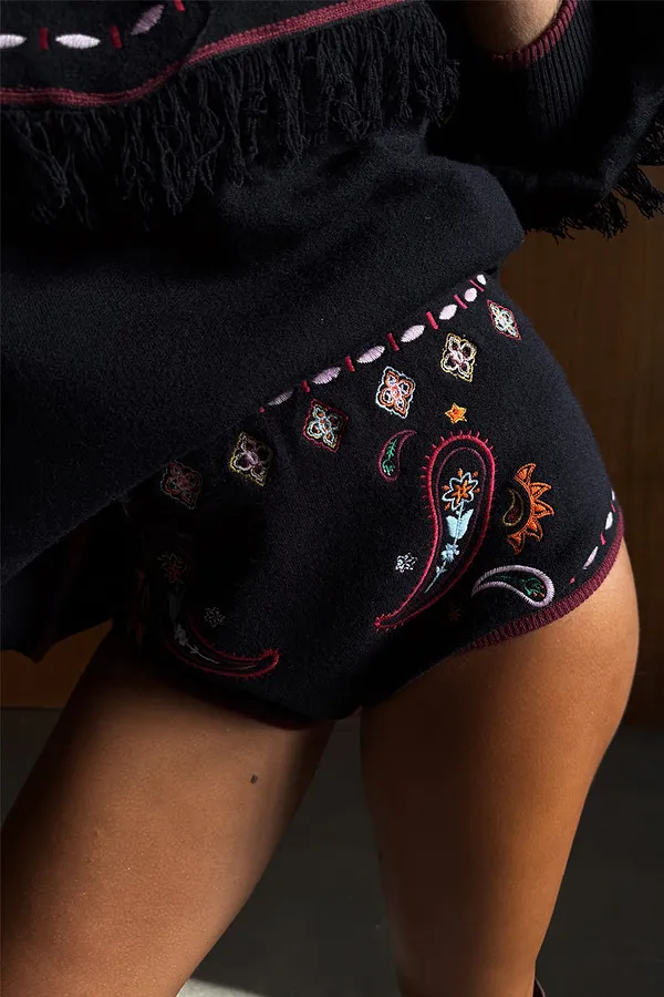 never fully dressed Black Safari Hot Pants