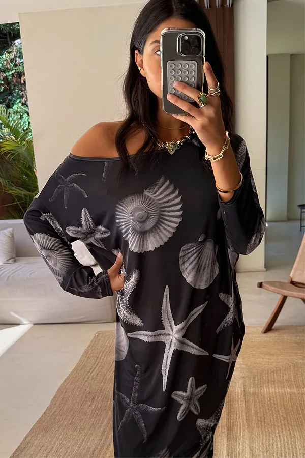 Never Fully Dressed Black Shell Jem Dress