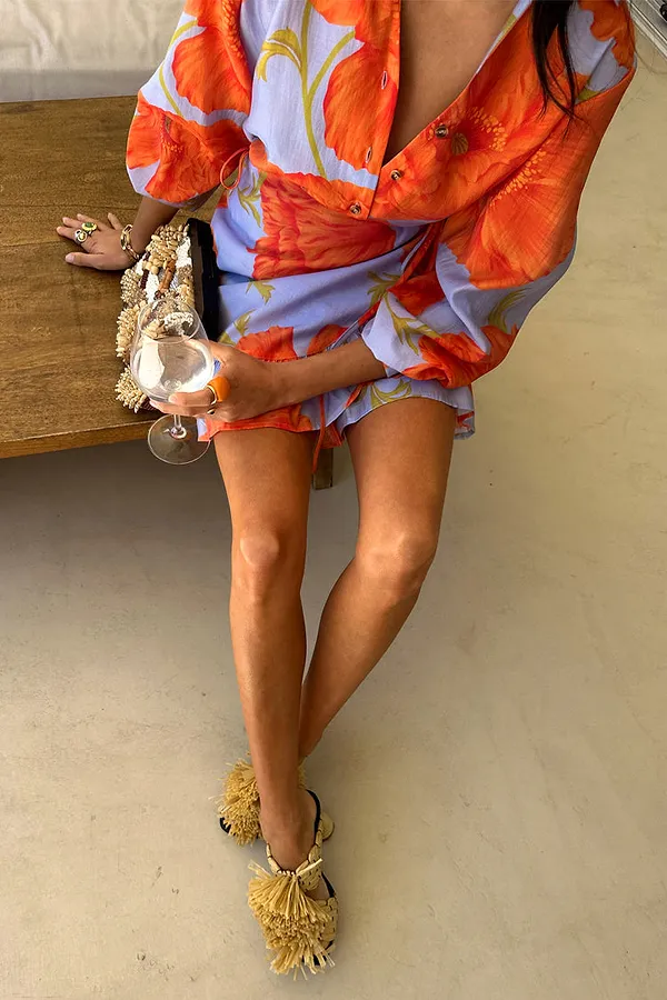 Never Fully Dressed Blue Poppy Miley Shirt