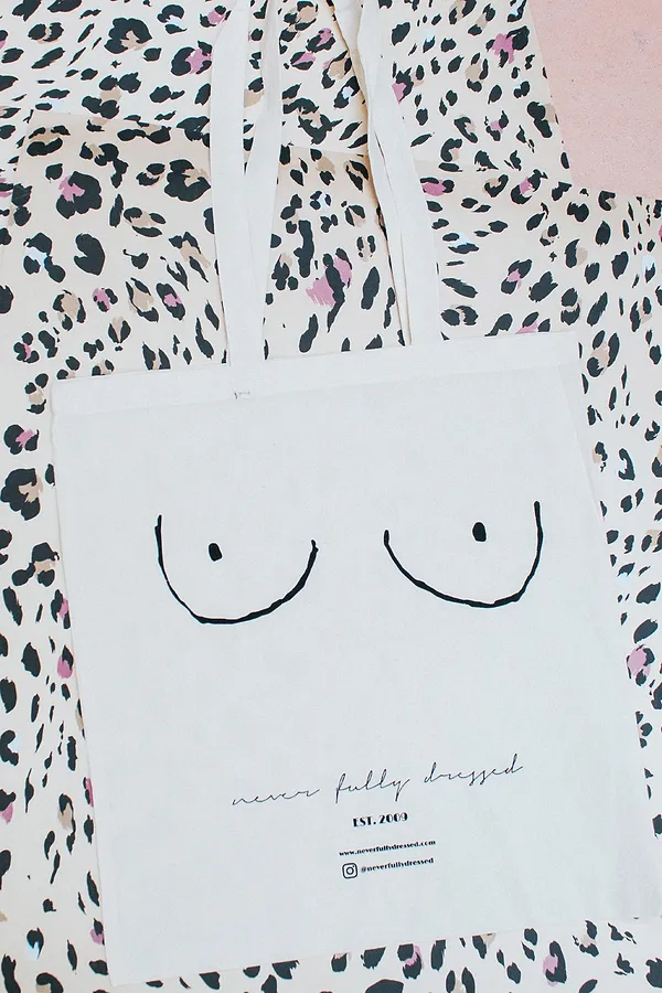 Never Fully Dressed Boob Bag