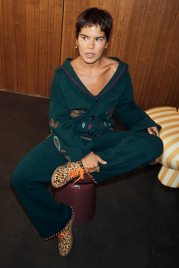 Never Fully Dressed Bottle Green Safari Cardigan