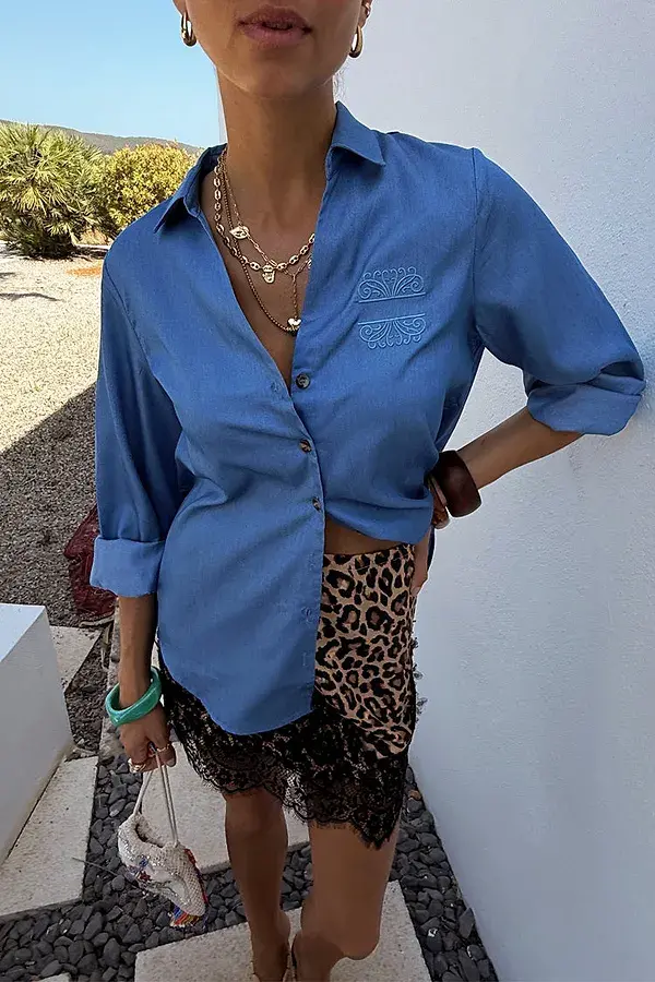 Never Fully Dressed Chambray Miley Shirt