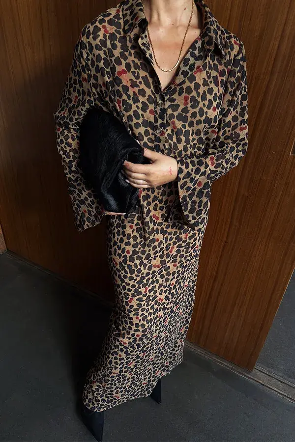 Never Fully Dressed Cherry Leopard Mia Dress