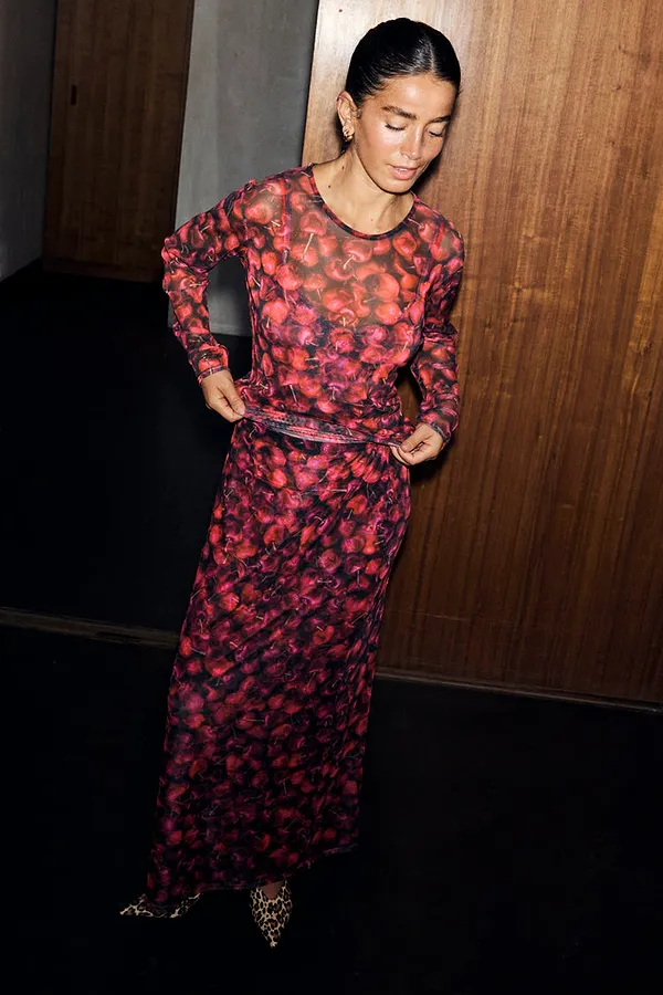 never fully dressed Cherry Mesh Dorris Skirt