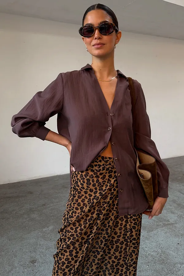 Never Fully Dressed Chocolate Miley Shirt