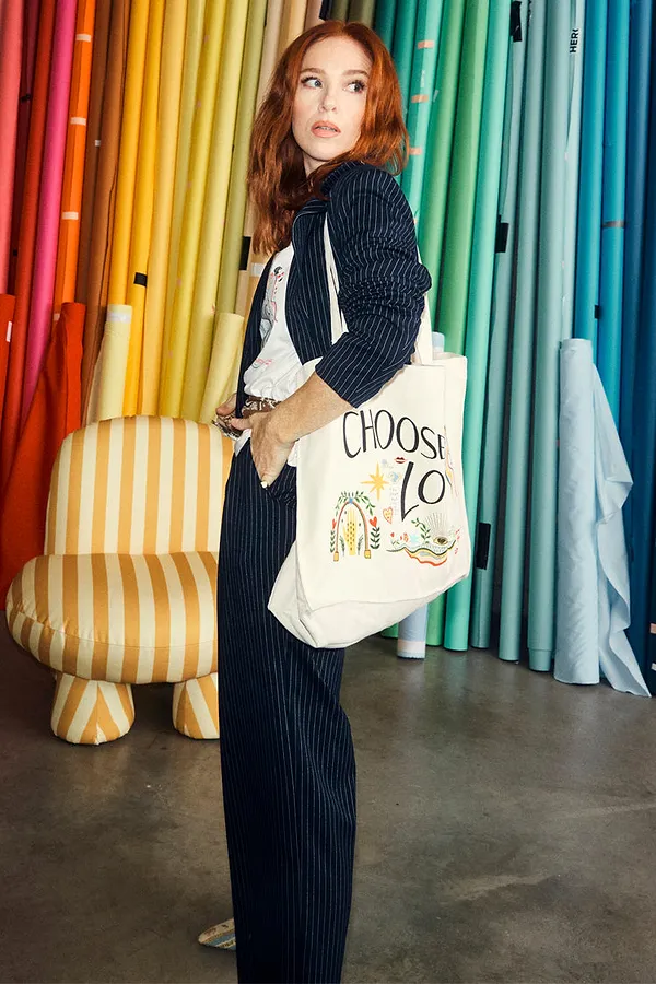 Never Fully Dressed Choose Love Tote Bag