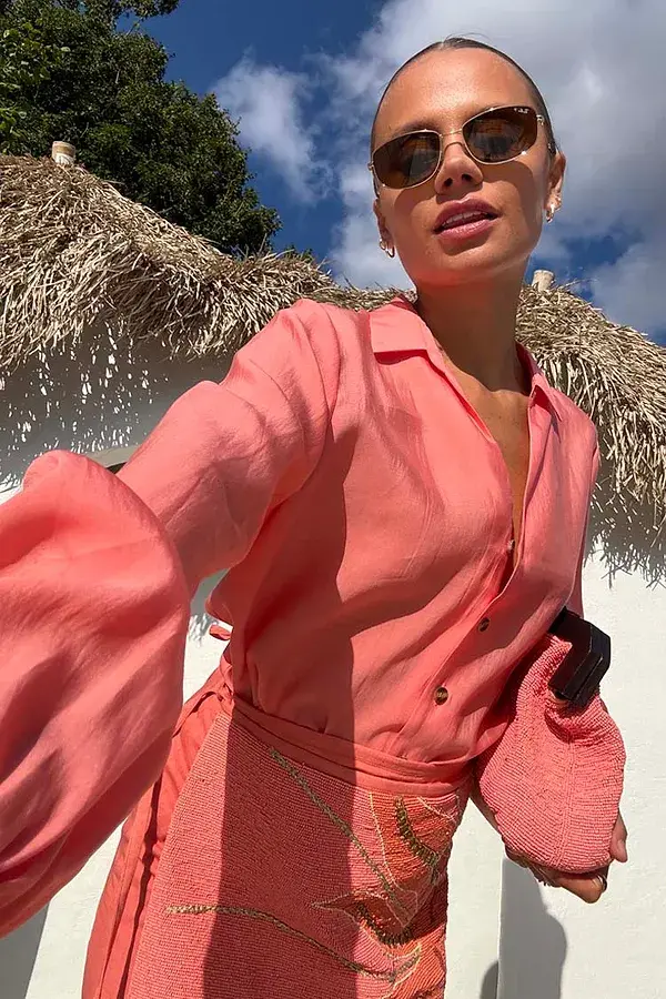 Never Fully Dressed Coral Miley Shirt