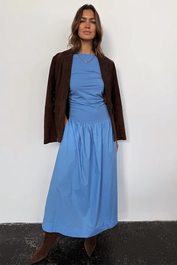 Never Fully Dressed Cornflower Blue Grace Dress