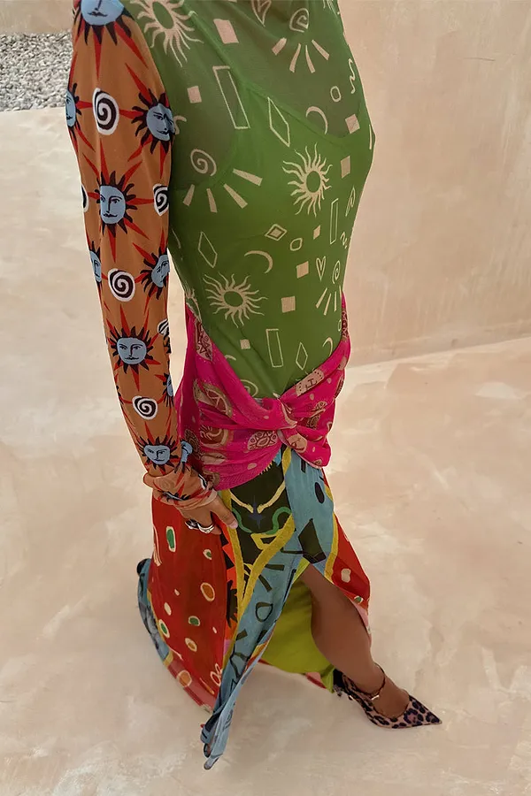 Never Fully Dressed Dahlia Mesh Dress